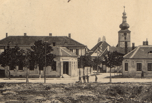 Der Löschteich neben der Badenerstraße