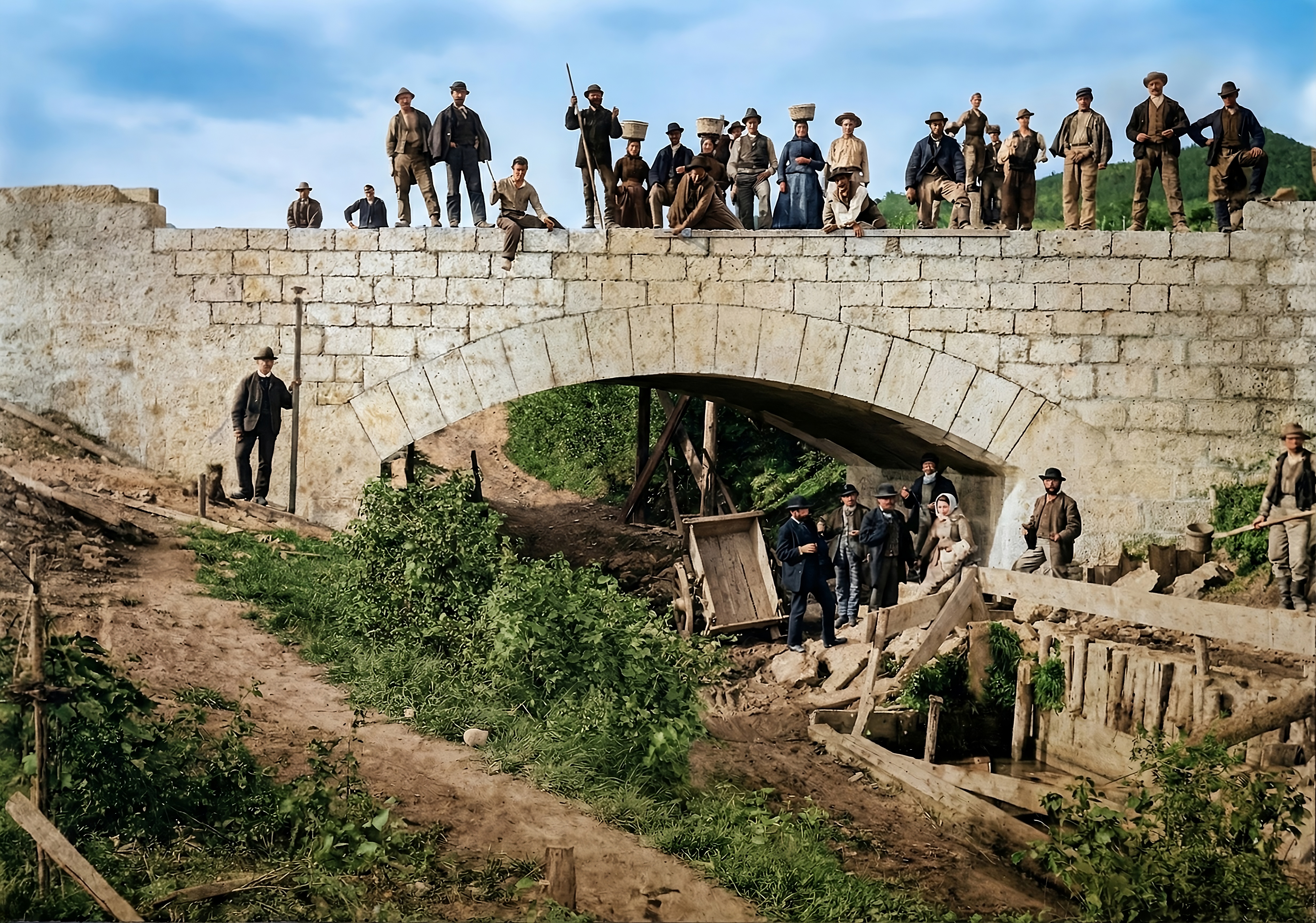 1871-1973 Einöde kolloriert